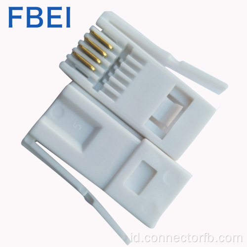 6P4C / 6p6c UK plug konektor RJ11